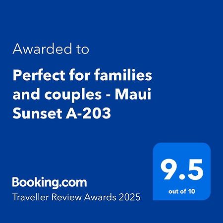 Perfect For Families And Couples - Maui Sunset A-203 Apartman Kihei Kültér fotó